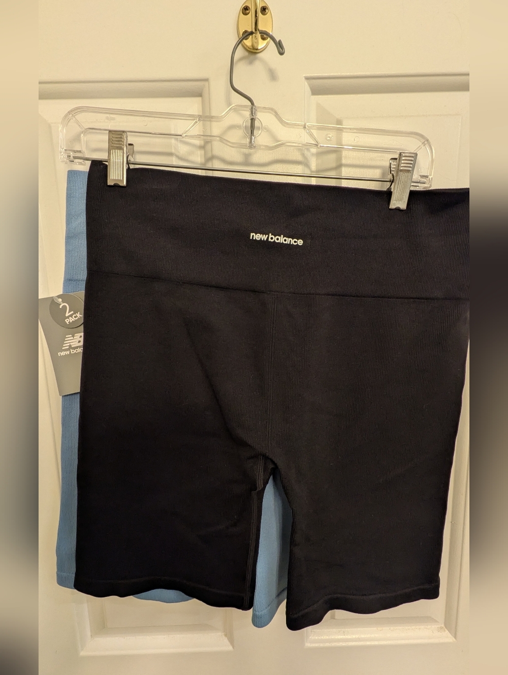 New Balance Women's XL Ribbed Compression Shorts, 2 Pack NWT